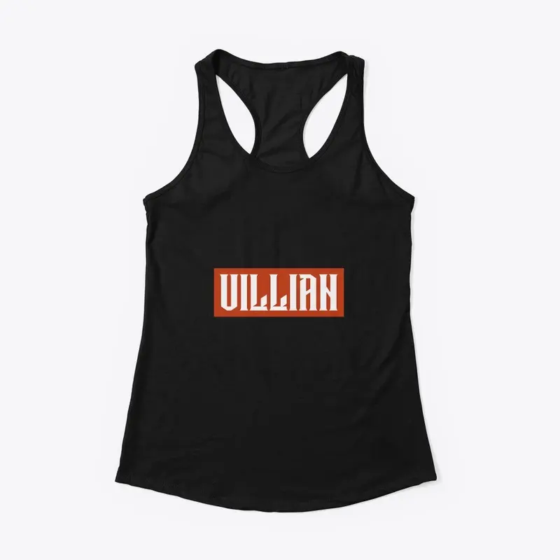 VILLIAN RED WHITE LOGO 